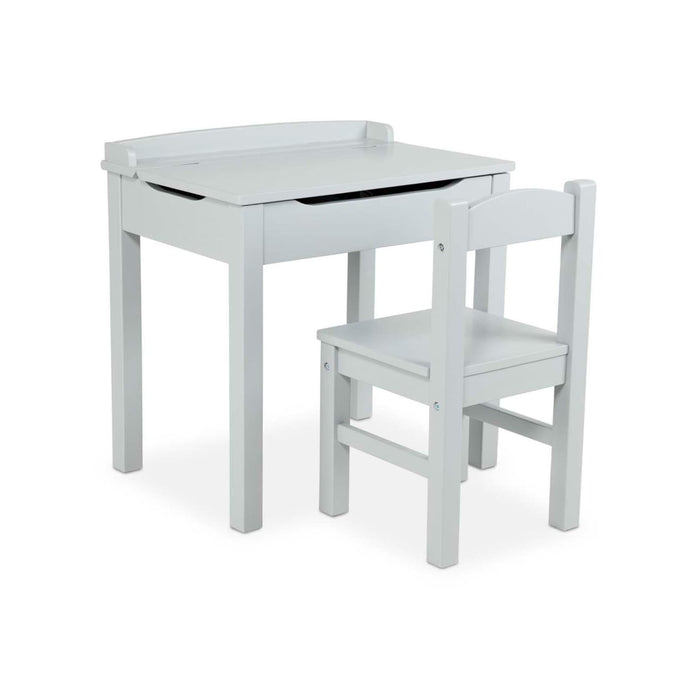 Child's Lift-Top Desk & Chair - Gray U6