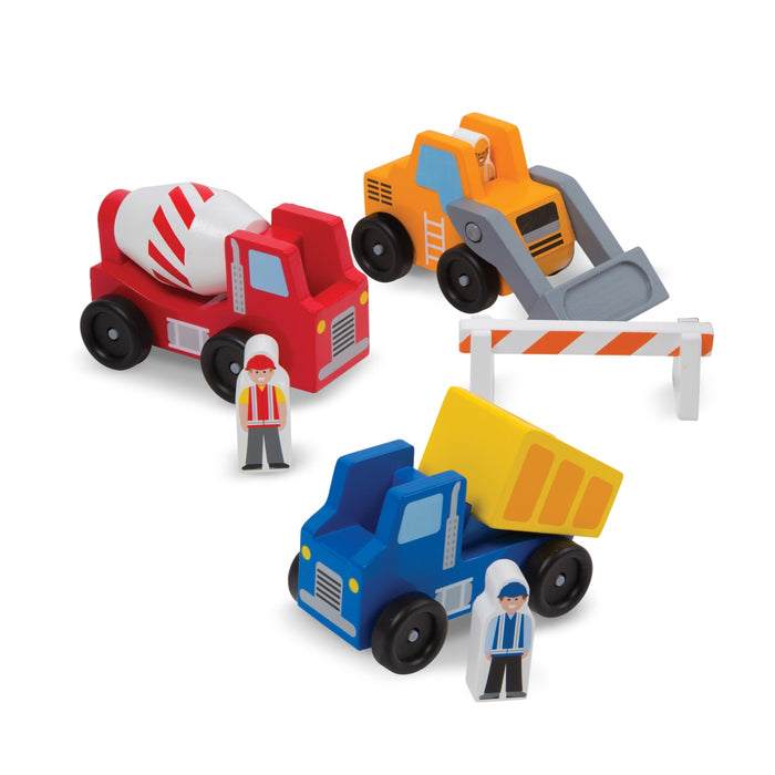 Classic Wooden Toy Construction Vehicle Set K7