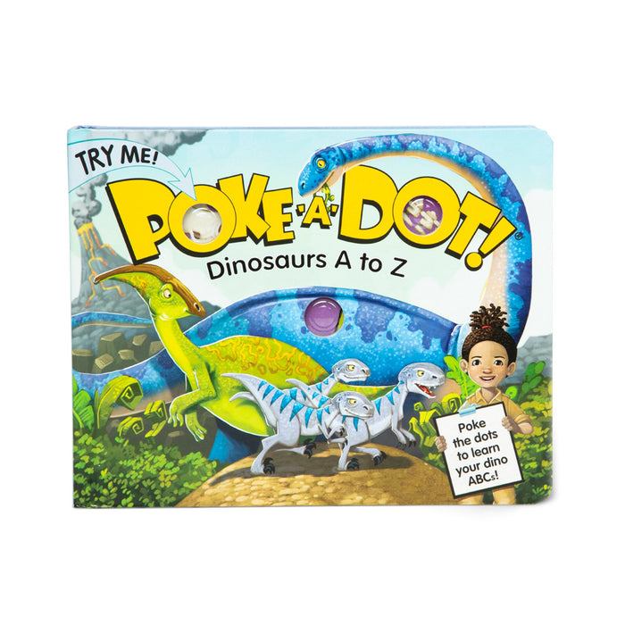 Poke-a-Dot: Dinosaurs A to Z Board Book Q2