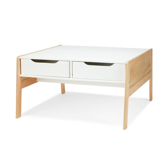 Wooden Art & Activity Table with Bins B3