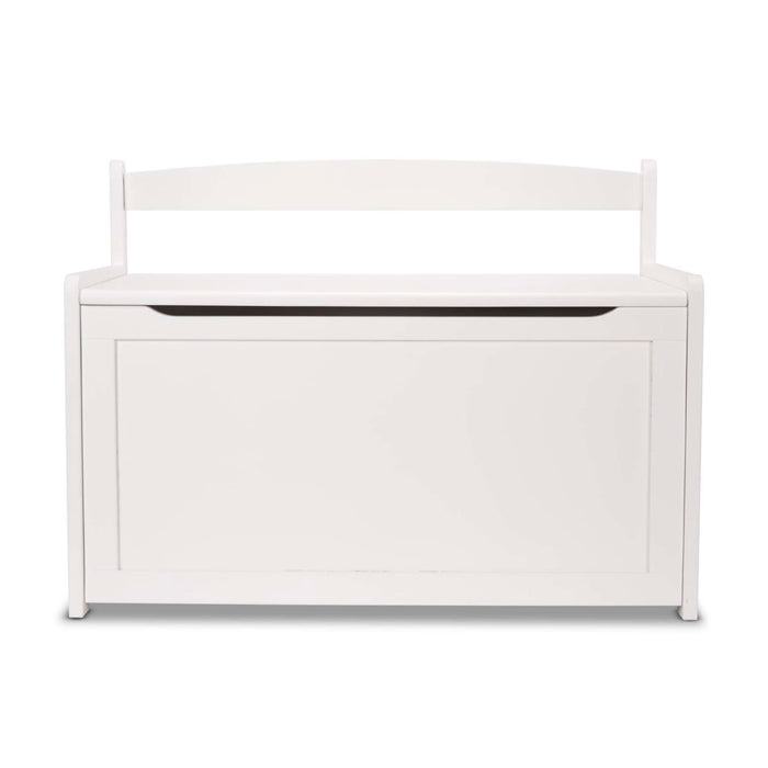 Wooden Toy Chest (White) B0