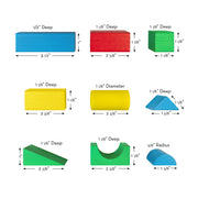 100-Piece Wood Blocks Set G3