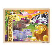 African Plains Wooden Jigsaw Puzzle - 24 Pieces J9