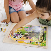 African Plains Wooden Jigsaw Puzzle - 24 Pieces J9