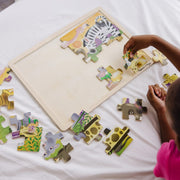 African Plains Wooden Jigsaw Puzzle - 24 Pieces J9