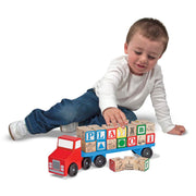 Alphabet Blocks Wooden Truck P7