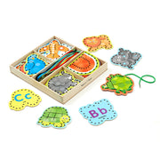 Alphabet Lacing Cards Q9
