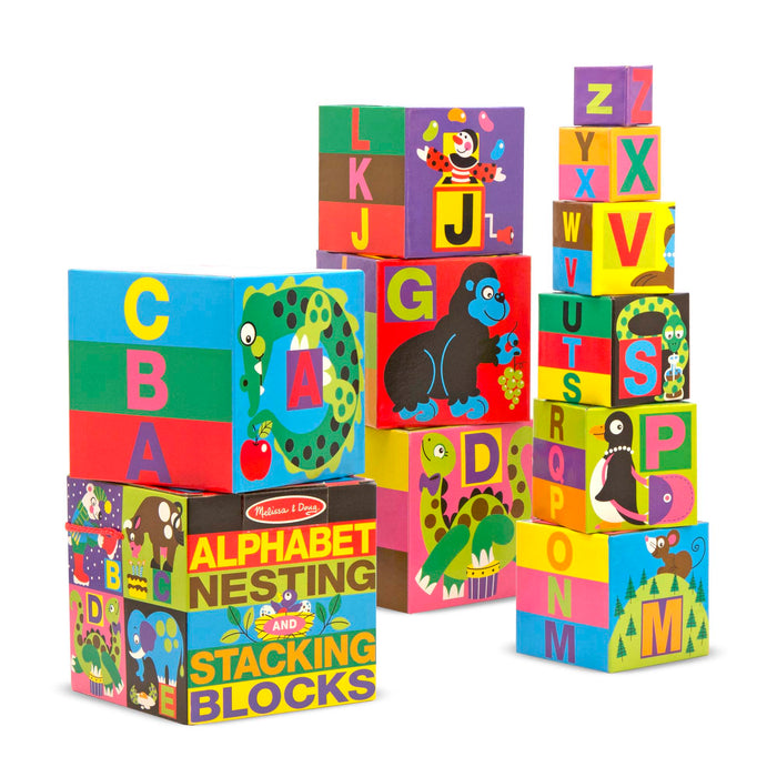 Alphabet Nesting and Stacking Blocks Q8