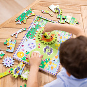 Animal Chase I-Spy Wooden Gear Puzzle V5