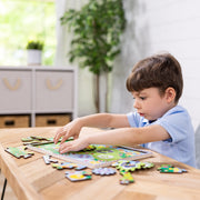 Animal Chase I-Spy Wooden Gear Puzzle V5