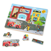 Around the Fire Station Sound Puzzle - 8 Pieces C4