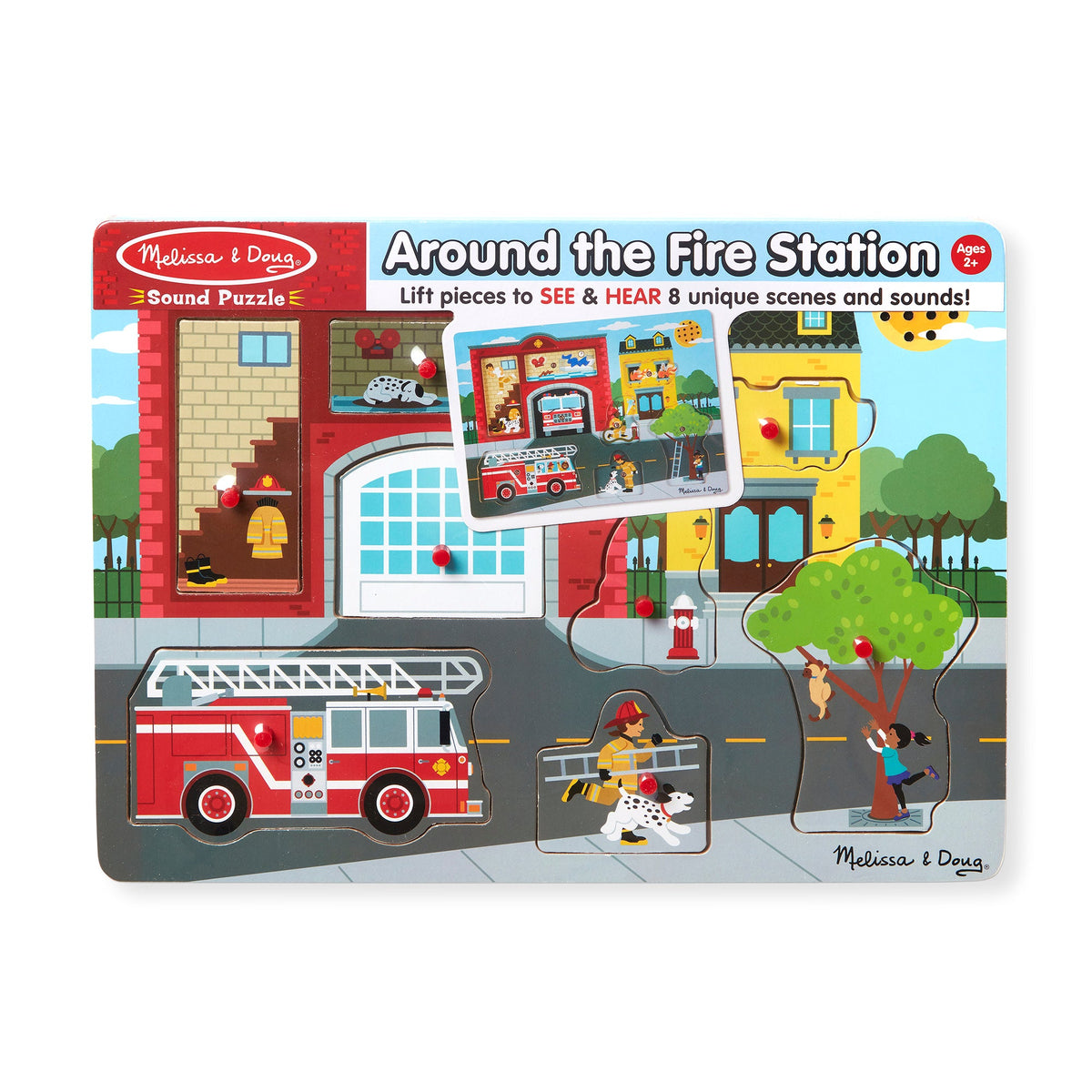 Around the Fire Station Sound Puzzle - 8 Pieces O3