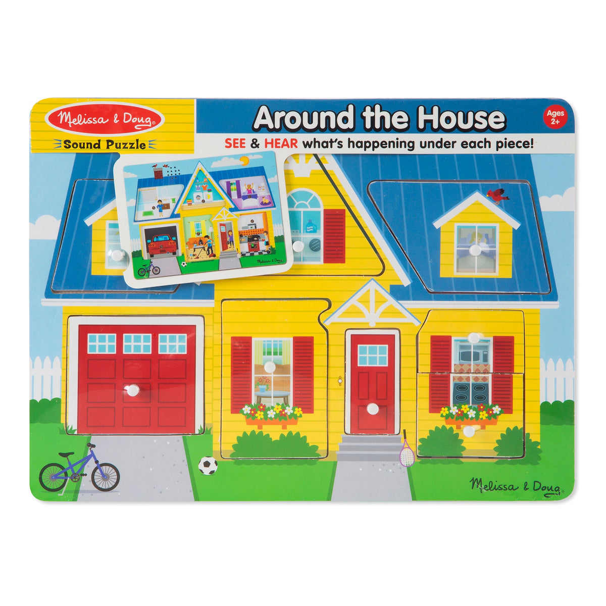 Around the House Sound Puzzle - 8 Pieces G0