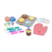 Bake & Decorate Wooden Cupcake Play Set L3