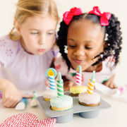 Bake & Decorate Wooden Cupcake Play Set L3