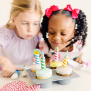 Bake & Decorate Wooden Cupcake Play Set L3