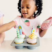 Bake & Decorate Wooden Cupcake Play Set V6
