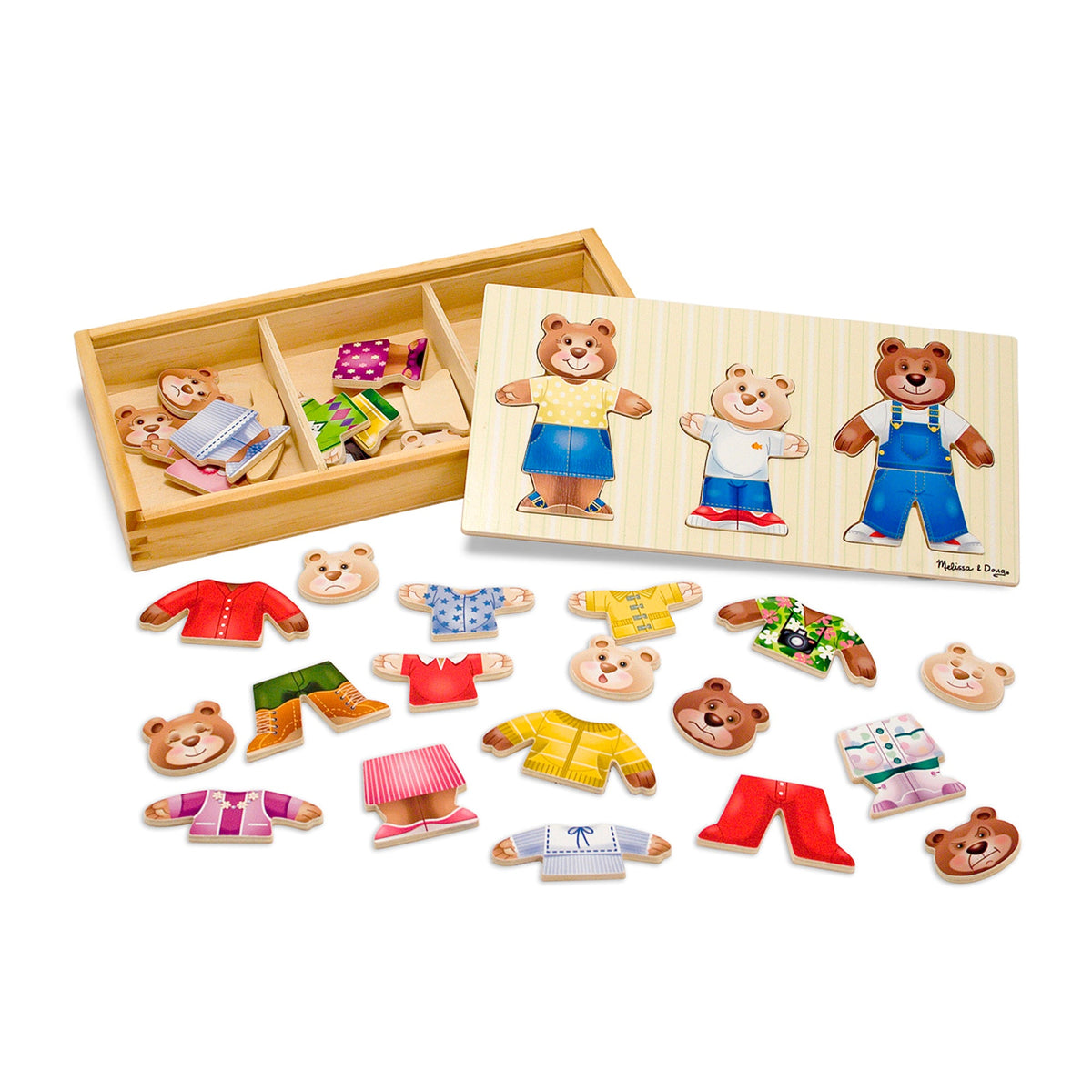 Bear Family Dress-Up Puzzle - 45 Pieces T1
