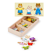 Bear Family Dress-Up Puzzle - 45 Pieces W3