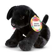 Benson Black Lab Puppy Dog Stuffed Animal L3