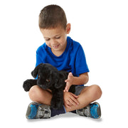 Benson Black Lab Puppy Dog Stuffed Animal L3