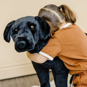 Black Lab Giant Stuffed Animal E8