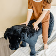 Black Lab Giant Stuffed Animal E8