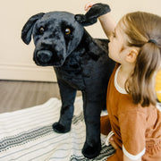 Black Lab Giant Stuffed Animal E8