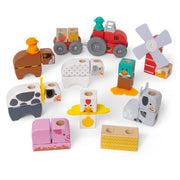 Blockables™ Play Sets Farm and Farm Friends 2-Pack Bundle H0