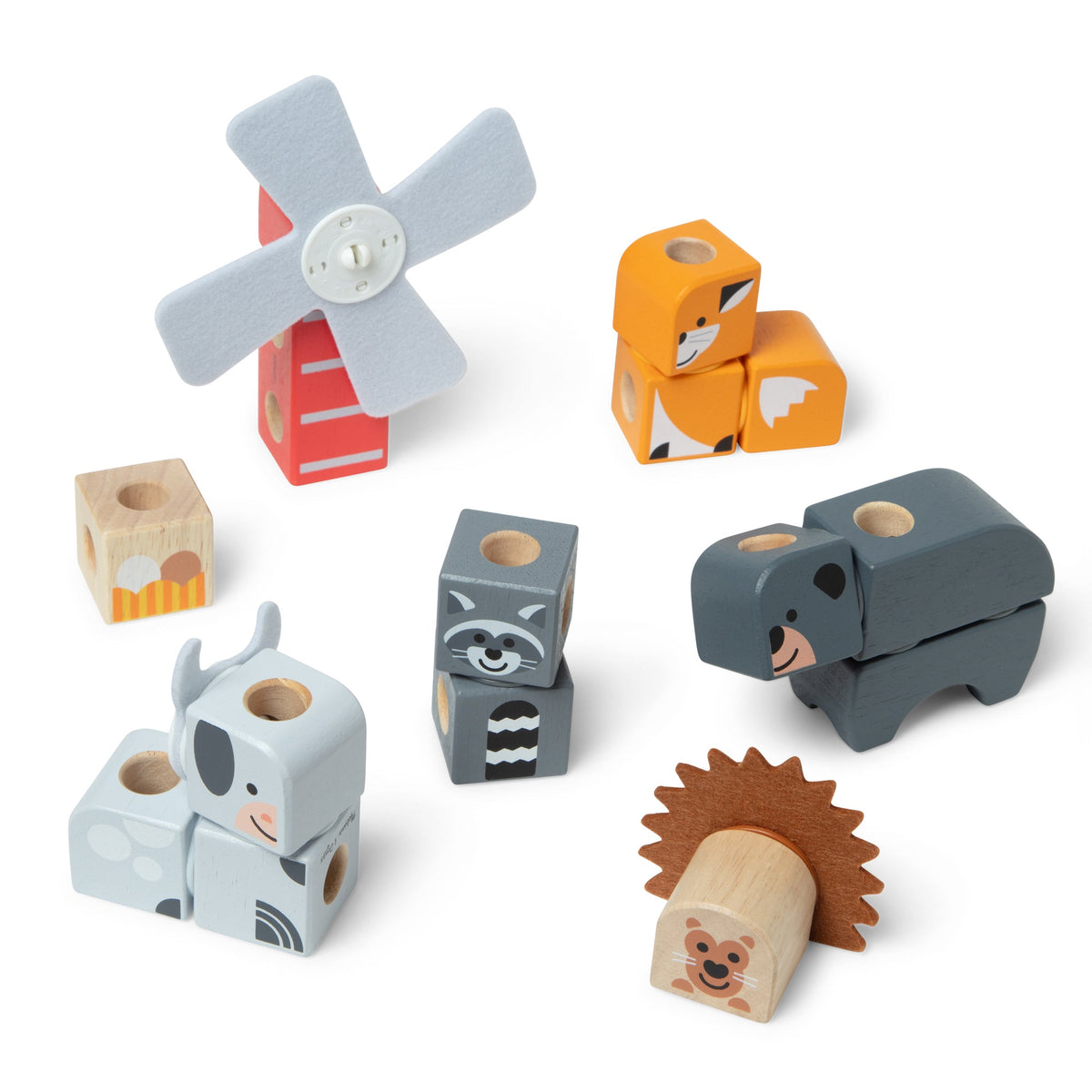 Blockables™ Play Sets Farm Friends and Woodland Friends 2-Pack Bundle C7