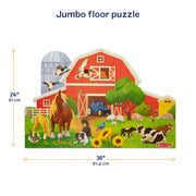 Busy Barn Shaped Floor Puzzle - 32 Pieces C7