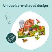 Busy Barn Shaped Floor Puzzle - 32 Pieces C7