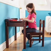 Child's Lift-Top Desk & Chair - Espresso P6