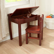 Child's Lift-Top Desk & Chair - Espresso P6