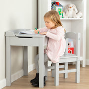 Child's Lift-Top Desk & Chair - Gray G6