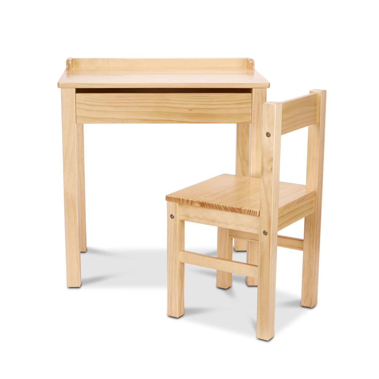 Child's Lift-Top Desk & Chair - Honey B6