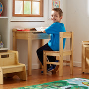 Child's Lift-Top Desk & Chair - Honey B6