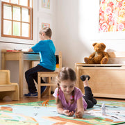 Child's Lift-Top Desk & Chair - Honey B6