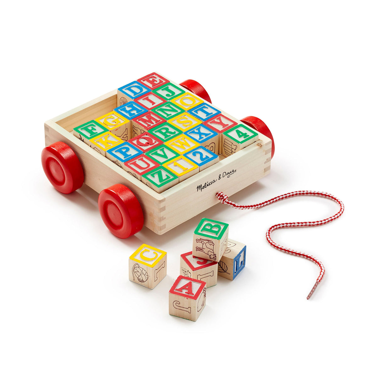 Classic ABC Block Cart M0