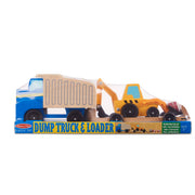 Classic Toy Dump Truck & Loader B1