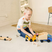 Classic Toy Dump Truck & Loader B1