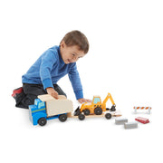Classic Toy Dump Truck & Loader B1