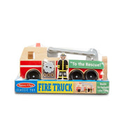Classic Wooden Fire Truck Play Set L8