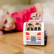 Classic Wooden Fire Truck Play Set L8