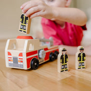 Classic Wooden Fire Truck Play Set L8