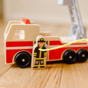 Classic Wooden Fire Truck Play Set L8