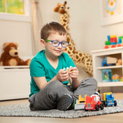 Classic Wooden Toy Construction Vehicle Set Q3