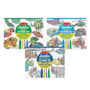 Coloring Pad 3-Pack: Animals, Vehicles, Multi-Theme B2