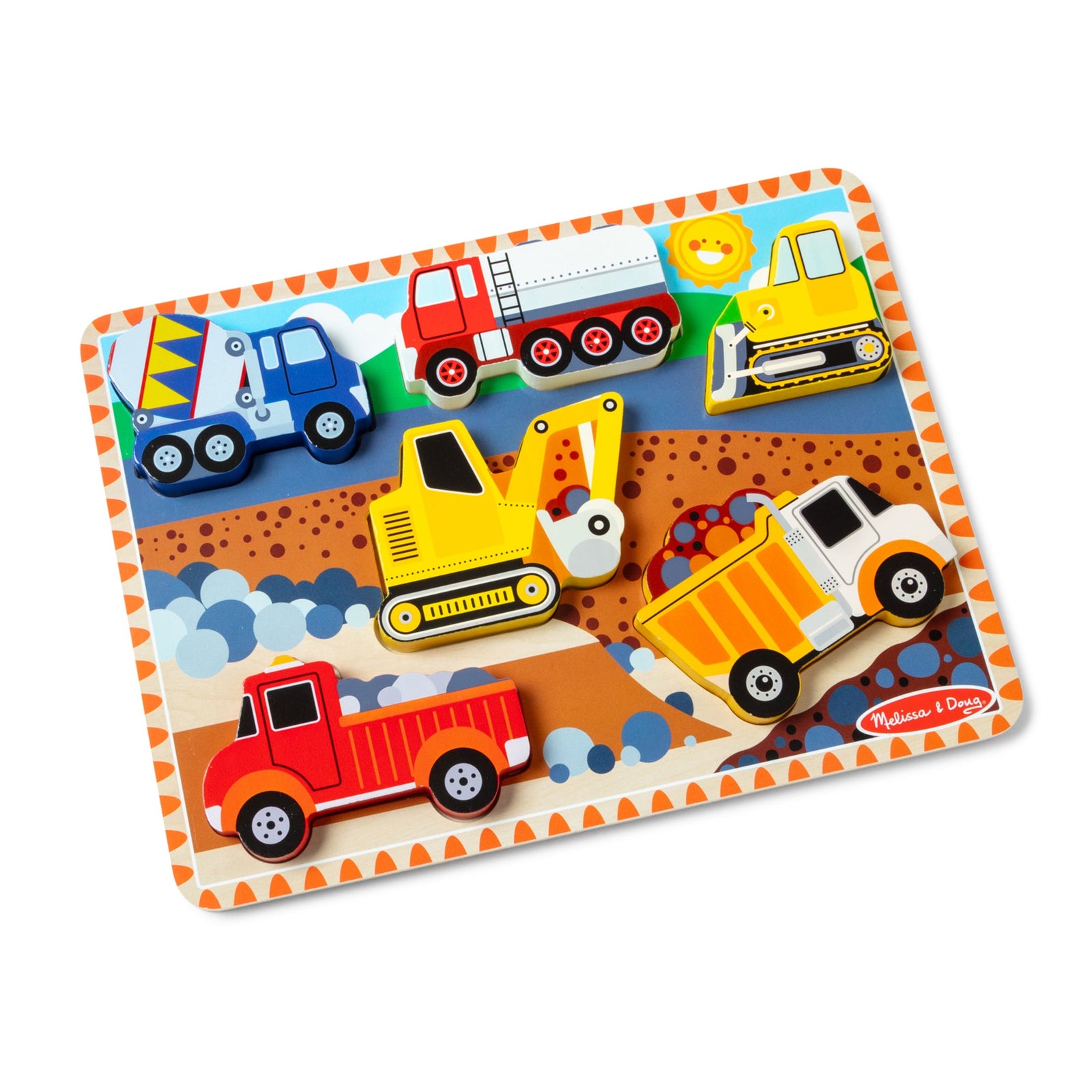 Construction Chunky Puzzle - 6 Pieces Q1