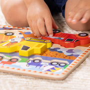 Construction Chunky Puzzle - 6 Pieces Q1